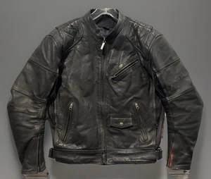 Street & Steel Herren Vollleder Motorrad Jacke Gr. S schwarz Vault Armor gepolstert - Bild 1 von 21