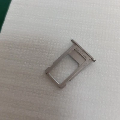 SLOT CARRELLO SIM CARD APPLE IPHONE 6S Grigio GREY ALLOGGIO Carrellino Originale - Immagine 1 di 3