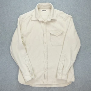 Camisa Taylor Stitch Para Hombre Talla 40 Beige Tejido Gofre 100% Algodón Orgánico Abotonada - Imagen 1 de 14