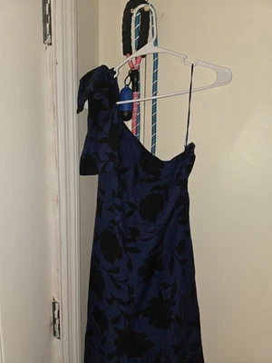 Mono floral para mujer Kate Spade New York X Target azul marino negro 6 nuevo con etiquetas Foto 1 de 4