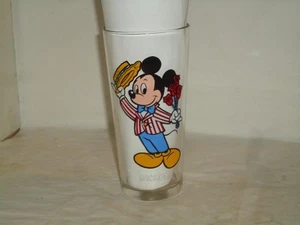 Vintage Drinking glasses, Disney, Micky Mouse w/ Daisy, Pepsi 1978 - Picture 1 of 3