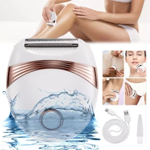 Cordless 2 in 1 Electric Lady Shaver Rechargeable Painless Razor Bikini Trimmer - Picture 1 of 22