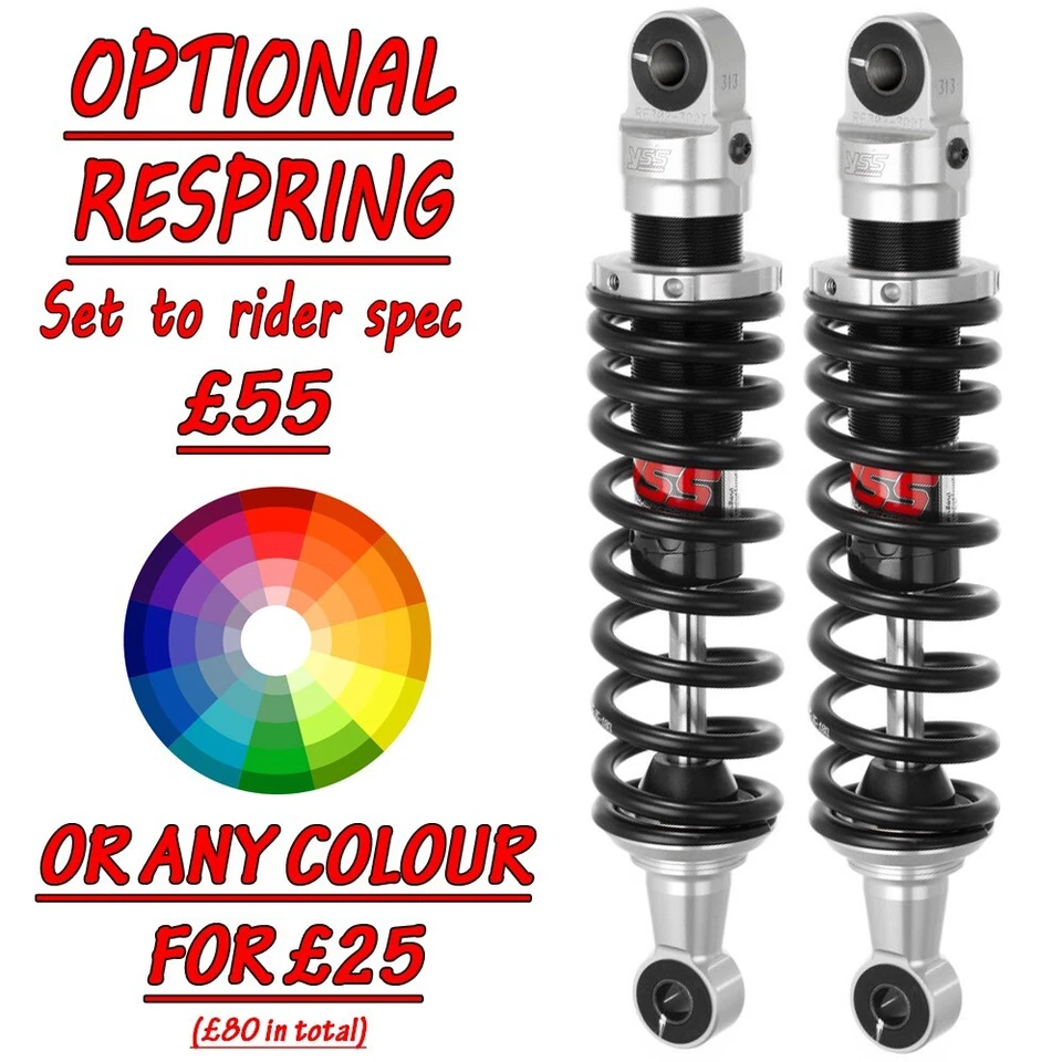 Amortiguadores gemelos Yamaha XS850 XS 850 1980 1981 1982 YSS RE302-320T-34 Foto 1 de 1