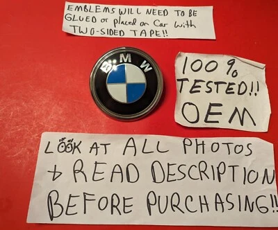 ✅EMBLEMA TRASERO BMW X3 E83 2004-2010 OEM Escotilla Roundel Insignia 51.14 3 401 005 ¡LEER! Foto 1 de 4