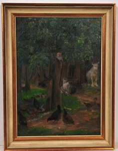 Adèle von Finck/Adele von Finck/ Öl auf Leinwand auf Hartfaser/handsigniert - Picture 1 of 6