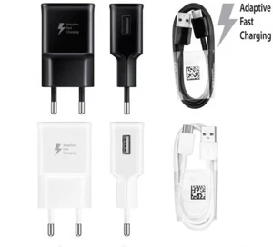 Für Samsung 2A Schnell Ladegerät / USB-C Kabel Galaxy A30 A50 A51 A80 - Bild 1 von 19