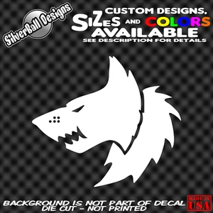 Calcomanía de vinilo personalizada Space Wolves pegatina coche camión ventana Warhammer 40K d&d - Imagen 1 de 1