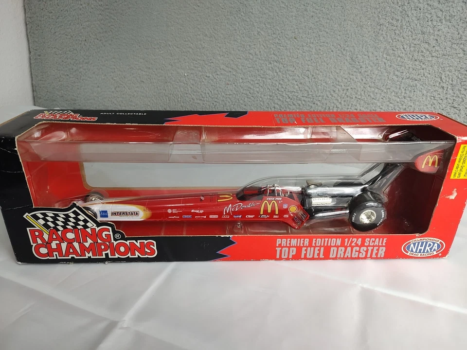 De colección 1996 Racing Champions Top Fuel Dragster 1/24 NHRA McDonalds Adulto Nuevo Foto 1 de 4