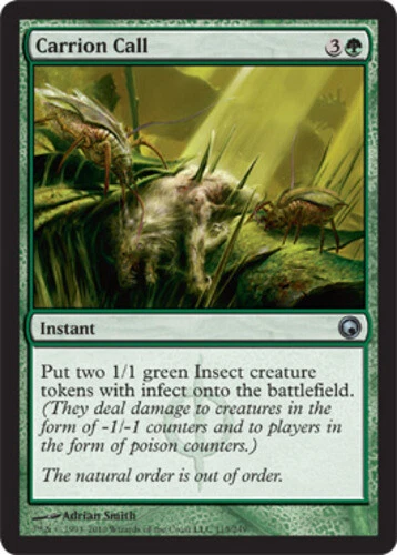 4 Carrion Call ~ Near Mint Scars of Mirrodin 4x x4 Playset MTG Magic Green Card  - Image 1 of 1