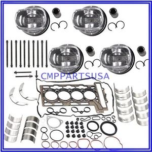 N14B16 1.6L Engine Overhaul Rebuild Piston Kit For Mini Cooper S JCW R55 R56 R57 - Picture 1 of 10