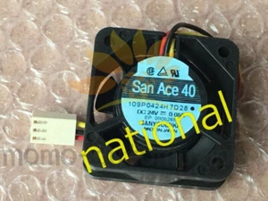 Ventilatore SanAce40 24V 0.08A 109P0424H7D28 4015 San Ace nuovo spedizione veloce - Foto 1 di 3