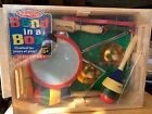 Melissa &amp; Doug #488 Band-in-a-Box Clap! Clang! Tap! 10 Piece Set &amp; Wooden Crate