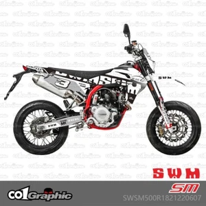 GRAPHICS DECALS STICKERS KIT FOR SWM SM500R RS500R RS300R 2018-2024 - Picture 1 of 1