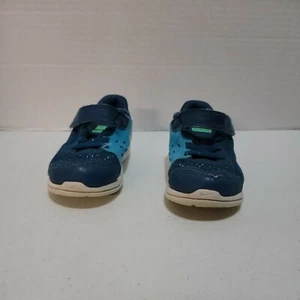 NIKE Flex 2017 RN Toddler’s Athletic Shoes Sneakers Size 7C Blue & Teal - Picture 1 of 6