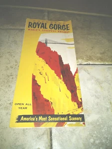 FOLLETO PUBLICITARIO ROYAL GORGE COLORADO  - Imagen 1 de 3