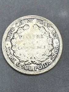 Moneda de plata de placa francesa de Indochina 1926 A - Imagen 1 de 2