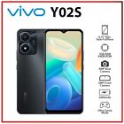 (new&unlocked) Vivo Y02s 3gb+64gb Black Dual Sim Octa Core Android Mobile Phone