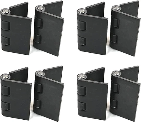 4 Pairs of Heavy Duty Weldable Butt Hinges 6" x 6" - Steel Butt Hinges Cover