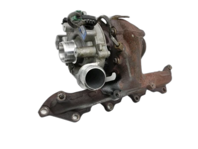 Turbolader Turbo Abgasturbolader mit Abgaskrümmer für S-Max HDi 2,0 132KW DW10F - Bild 1 von 4