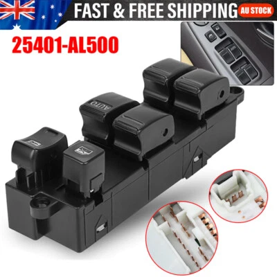 RHD Master Power Window Switch Fit For Nissan Navara D22 Skyline Pathfinder R50 - image 1 of 4