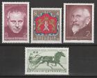Austria 1973 Sc# 951-954 Mint MNH horse coach trotter portraits coat arms stamps