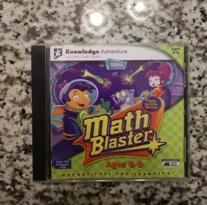 Math Blaster Ages 6-9 CD PC 1999 OOP Vintage Knowledge Adventure Windows 98/95 - Picture 1 of 1