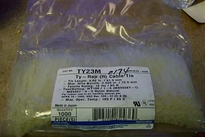 NEW Thomas & Betts TY23M Cable Ties - Picture 1 of 2