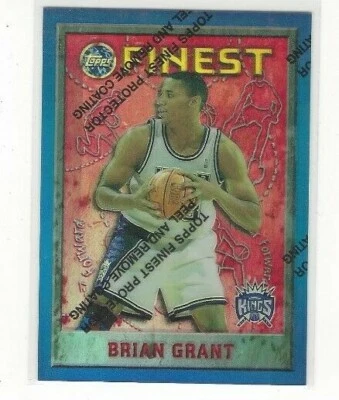 1995-96 FINEST BASKETBALL REFRACTORS PARALLEL INSERT SINGLES - Image 1 of 2