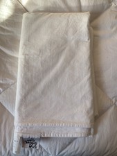 The Company Store White 100% Cotton Zippered Feather Bed Cover Full 73 X 57