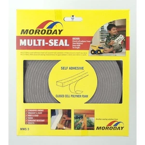 Moroday MULTI-SEAL WEATHER SEAL 8mmx5m Self Adhesive GREY *Australian Brand - Picture 1 of 1