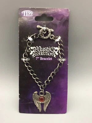 Pulsera alas con piedra Mystic Collection 7" Foto 1 de 3