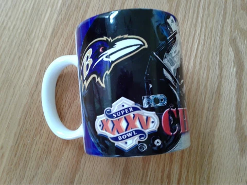 Baltimore Ravens NFL Super Bowl XXXV Souvenir Mug Cover