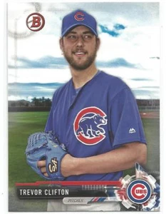 Béisbol Trevor Clifton Chicago Cubs 2017 Bowman Draft - Imagen 1 de 3