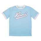 KARL KANI Womens T-Shirt Blue XS
