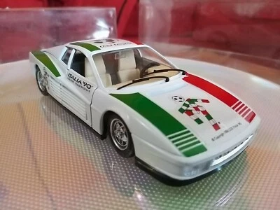 Rarissimo modellino Testarossa Ferrari Auto italia 90 Scala1/24 da collezione  - Immagine 1 di 4