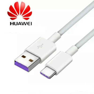 Cable de carga súper rápido USB tipo C original HUAWEI 5A para Mate 10 20 30 Pro Foto 1 de 4