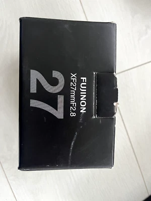 Black Fujifilm Pancake 27mm F/2.8 Lens  - Image 1 of 3
