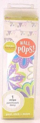Настенные палочки! Набор настенных наклеек 1 полоса лоскутное одеяло маргаритка 42 шт. пилинг палочка - Изображение 1 из 4