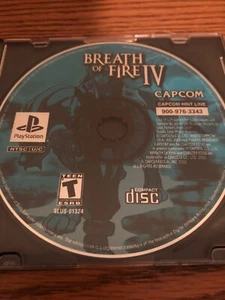 Breath of Fire IV (Sony PlayStation 1, 2000) Tested & Working - Picture 1 of 1