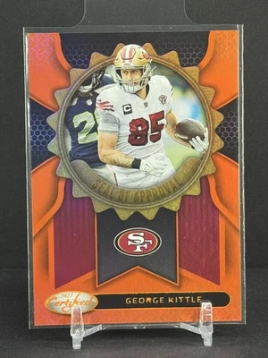 George Kittle 2022 Panini Certified #SA-15 Seal of Approval San Francisco 49ers - Image 1 of 2