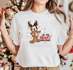 Camiseta Navidad Novedad Divertida Santa Reno Regalo Navidad Top, Divertido Reno - Imagen 1 de 5