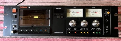 Grabadora de casete Tascam 112 de montaje en rack Studio de 3 cabezales MIJ Japón Foto 1 de 4
