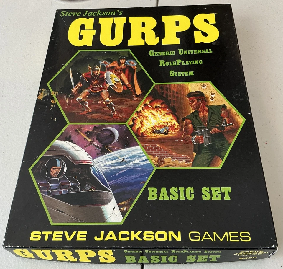 VTG 1986 GURPS Basic Set (2E) Role Playing RPG Game Steve Jackson - UNCUT -100% - Image 1 of 4