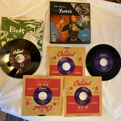 Yma Sumac "Voice of the Xtabay" Capitol 244- SEE PICTURES 5 Records 45 RPM - Image 1 of 4