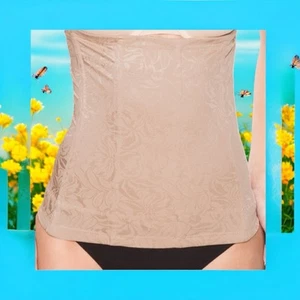 Maidenform Beige Shaping Waist Nipper Trainer Shapewear  Corset Women’s Sz LG - Picture 1 of 4