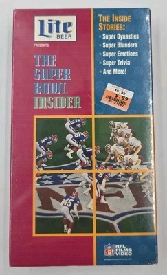 Miller Lite Beer Presents: The Super Bowl Insider (VHS 1992) NFL Football Video  — 第 1/4 张图片