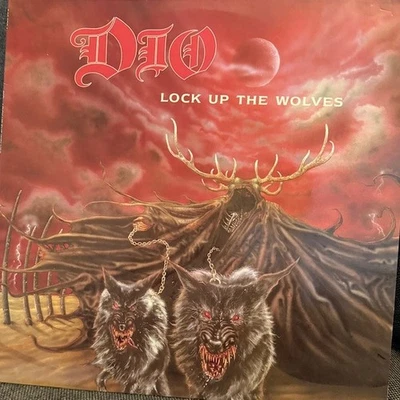 DIO - Lock up the wolves - spaceship label - Bild 1 von 2