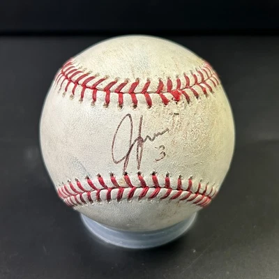 Jeff Francoeur #3 In Person Autographed Baseball Braves Mets Phillies SEE DESC - Image 1 of 4