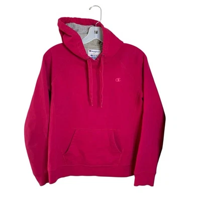 Champion Sudadera con Capucha Suéter Juvenil Talla Mediana Rosa Pullover Polar Sudadera Foto 1 de 4