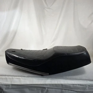 Yamaha XS650 XS 650 1974-77 asiento cacerola bisagras pestillo vintage negro - Imagen 1 de 24